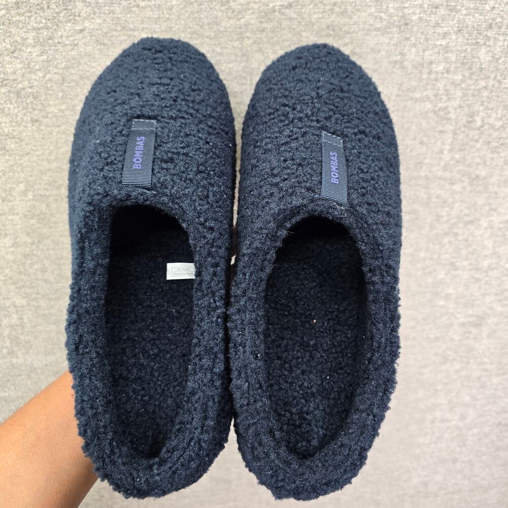 BOMBAS MEN SUNDAY SLIPPERS SHERPA, SIZE 12
